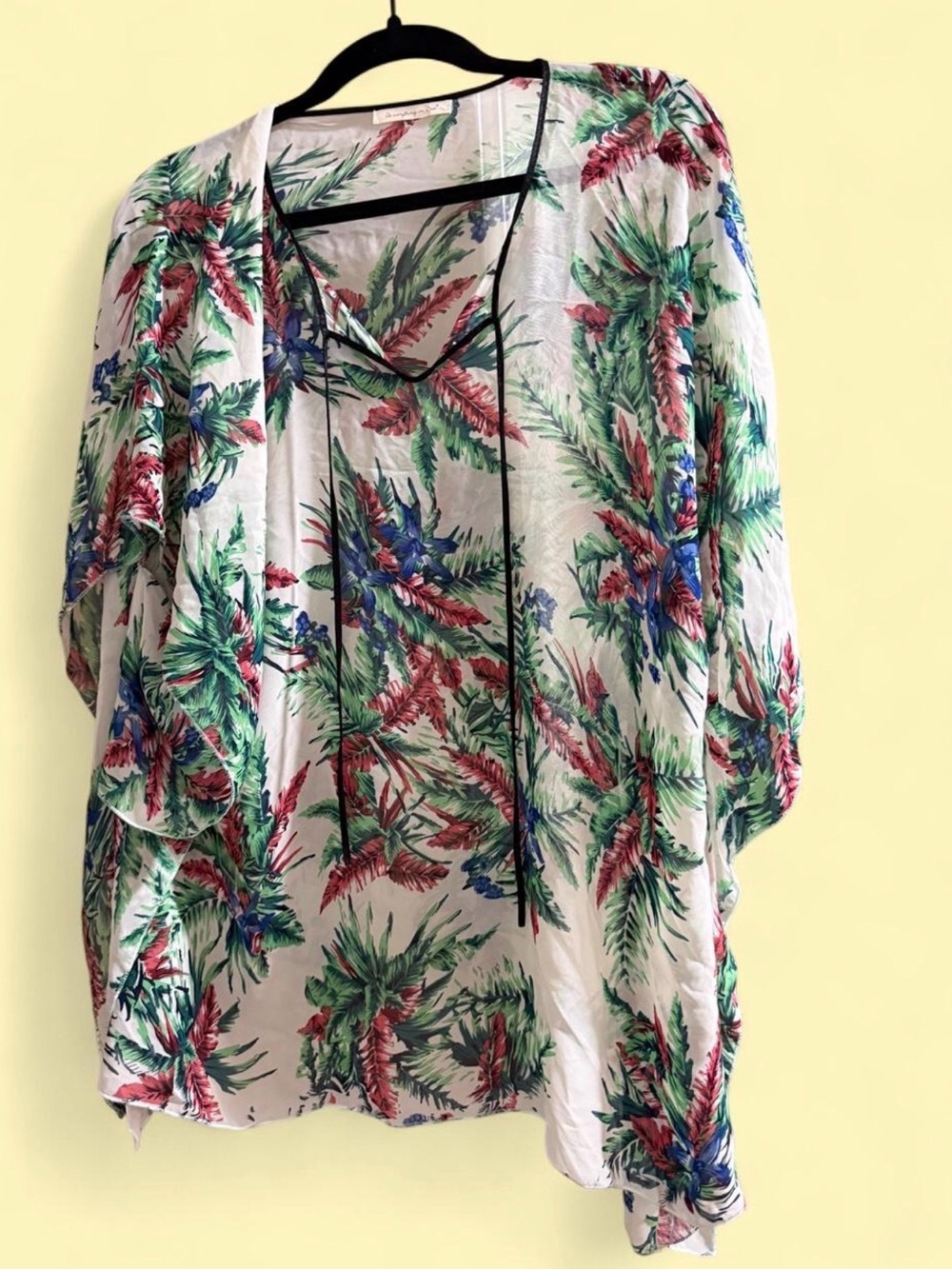 Tropical Swimwear Coverup